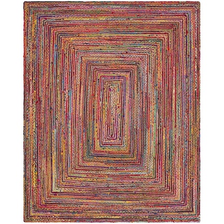 Safavieh Cape Cod Hand Woven Rectangle Area Rug Red & Multi Color - 8 x 10 ft. CAP202A-8